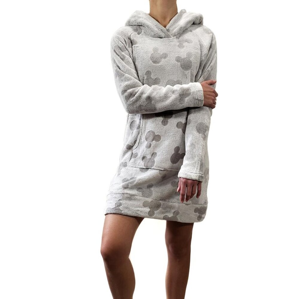 Disney Women's Micky And Minnie Mouse Cozy Hood Pijama